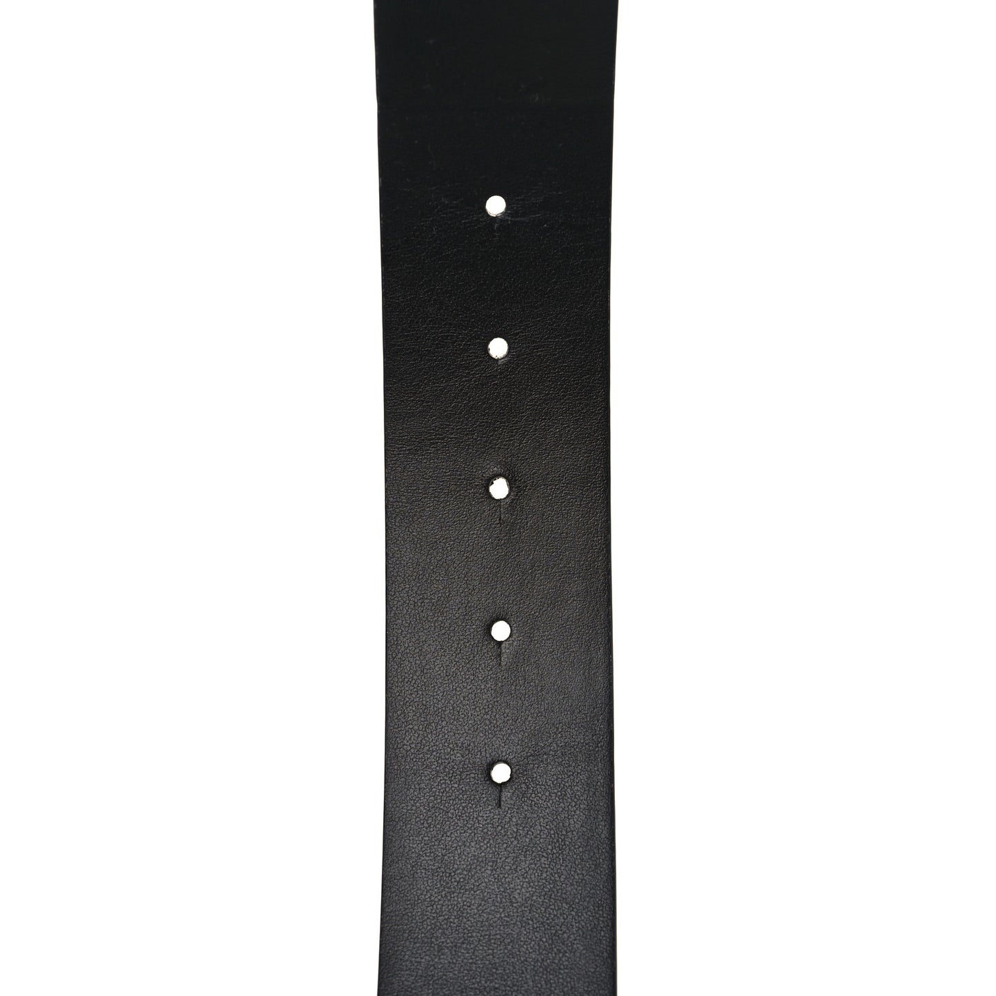 Glossy Calfskin Monochrome Mens VLogo 40mm Belt 90 36 Black