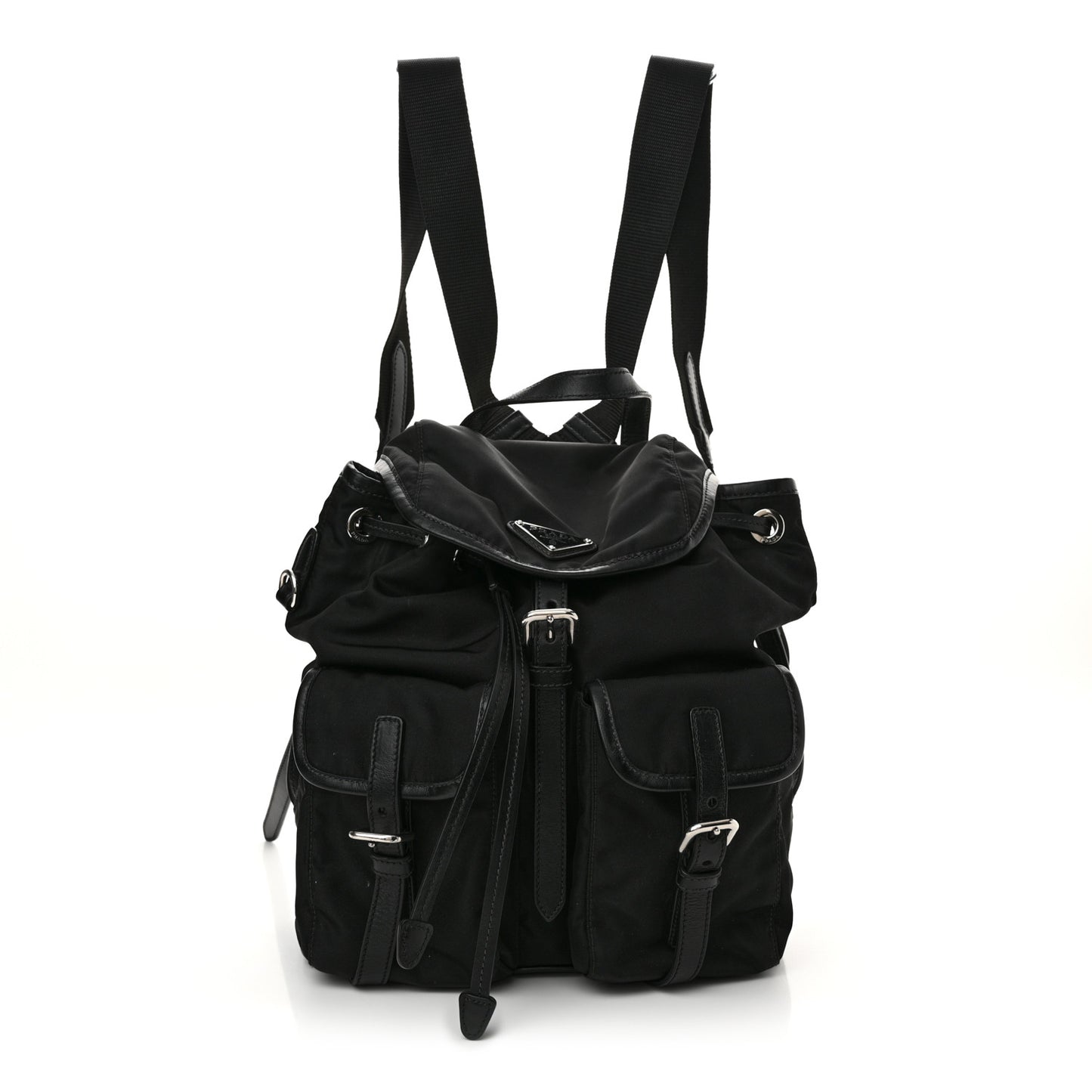 Tessuto Nylon Vitello Backpack Black