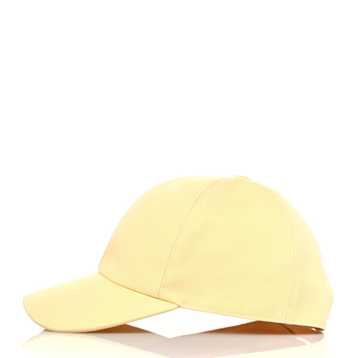 Hermes Cotton Canvas Tess Hat 58 Jaune Sable 3 of 7