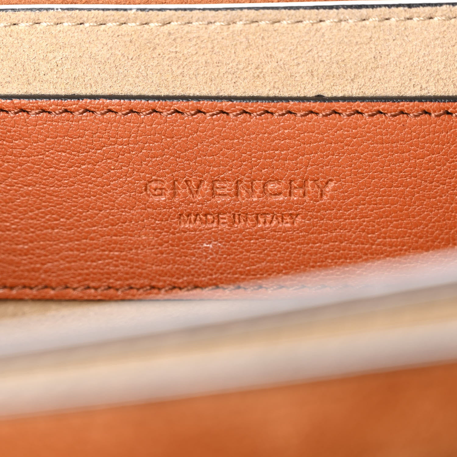 Givenchy Goatskin Small GV3 Shoulder Bag Chestnut 6 of 10