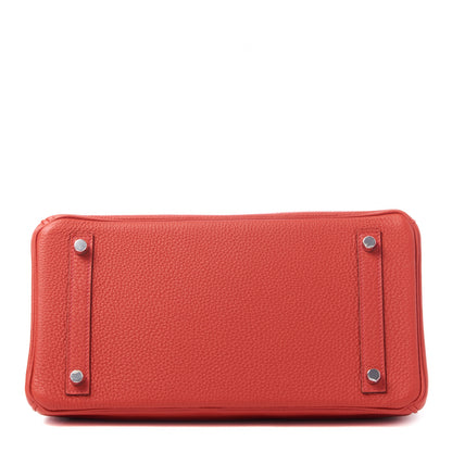Hermes Togo Birkin 30 Geranium 5 of 32