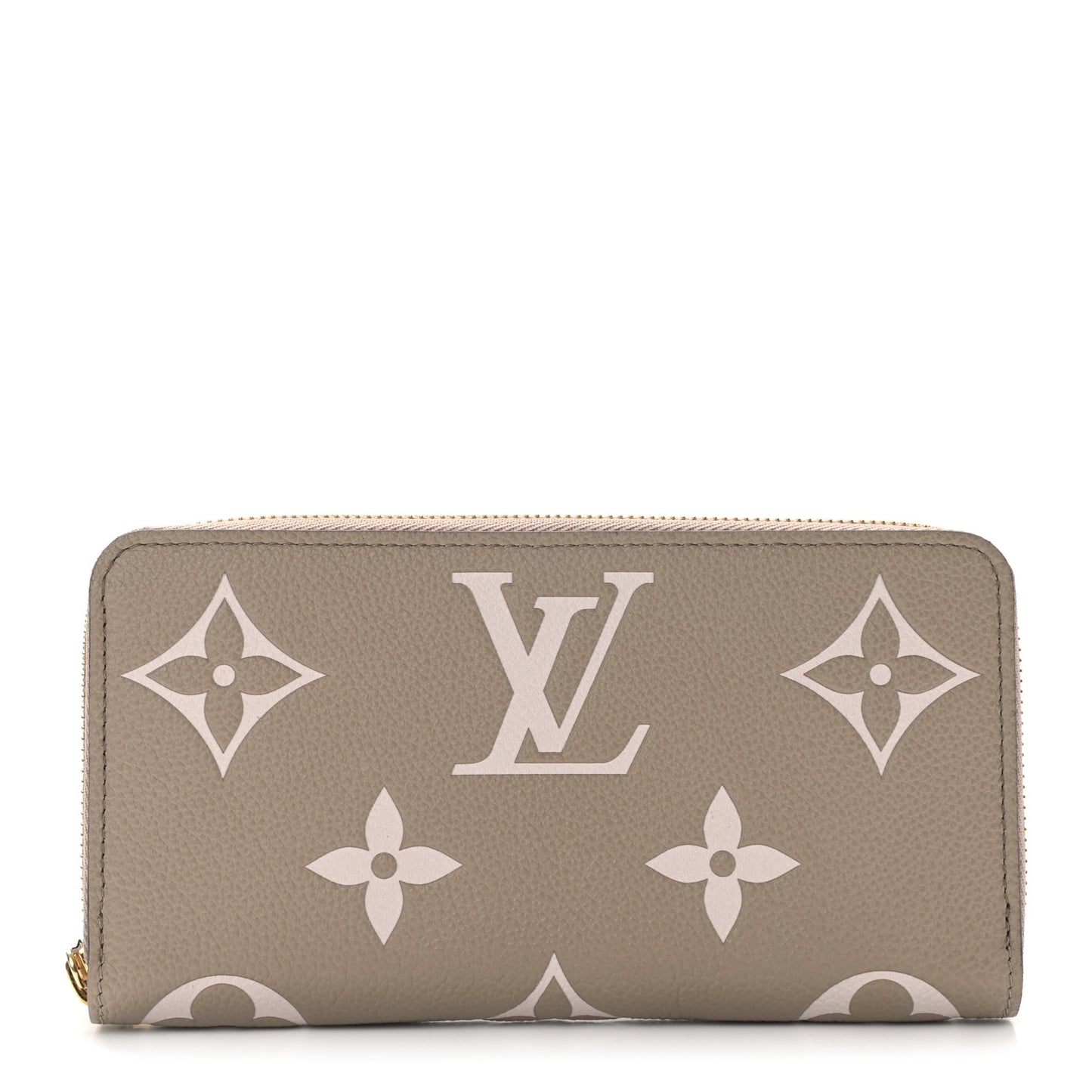 Empreinte Monogram Giant Zippy Wallet Tourterelle Creme