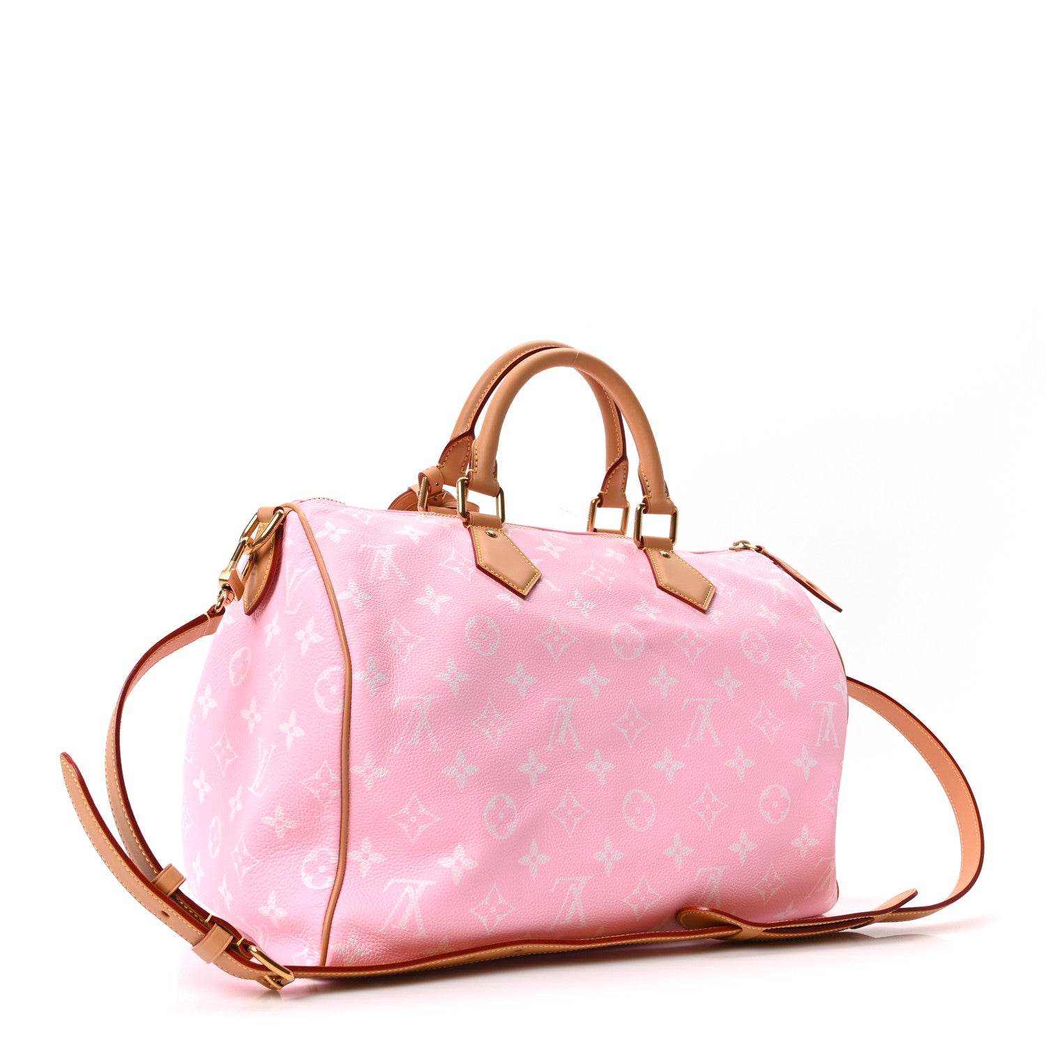 Louis Vuitton Calfskin Monogram Speedy P9 Bandouliere 40 Candy 3 of 9
