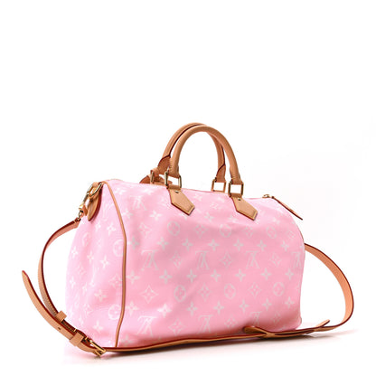 Louis Vuitton Calfskin Monogram Speedy P9 Bandouliere 40 Candy 3 of 9