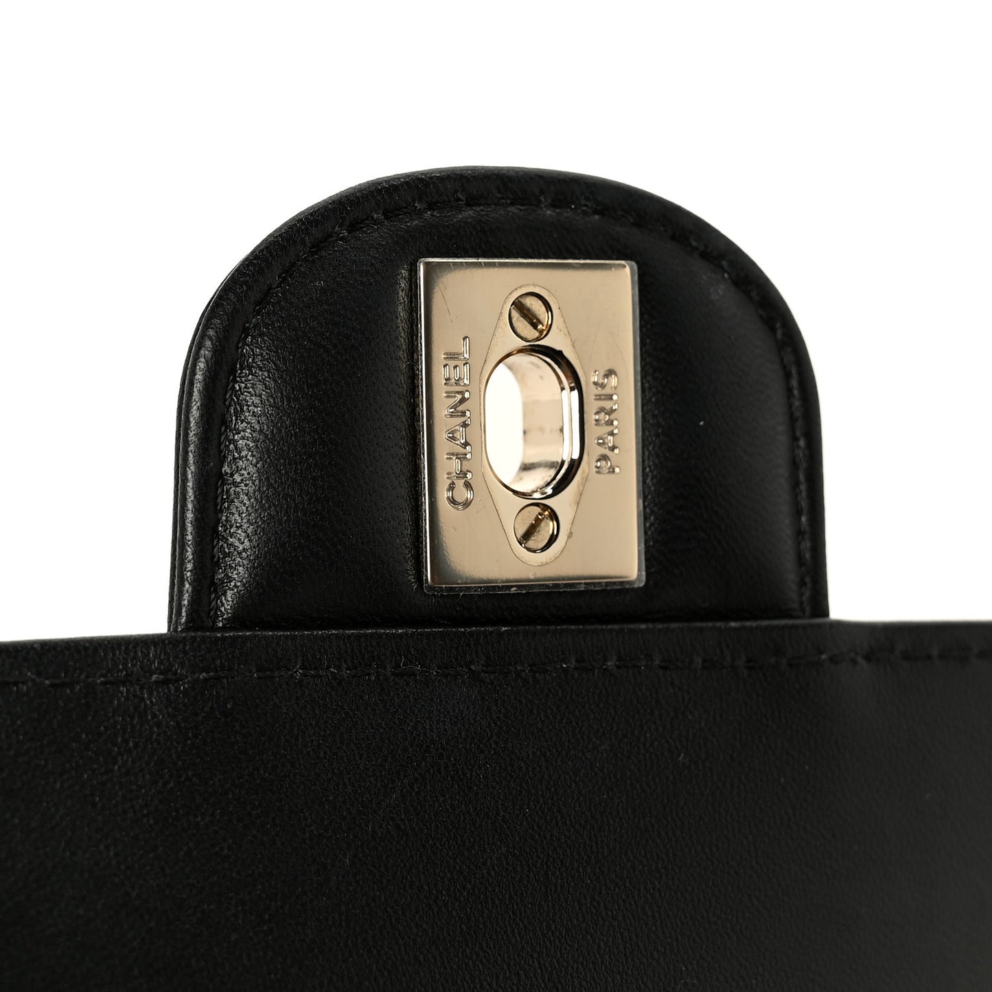 Lambskin Quilted CC In Love Heart Bag Black