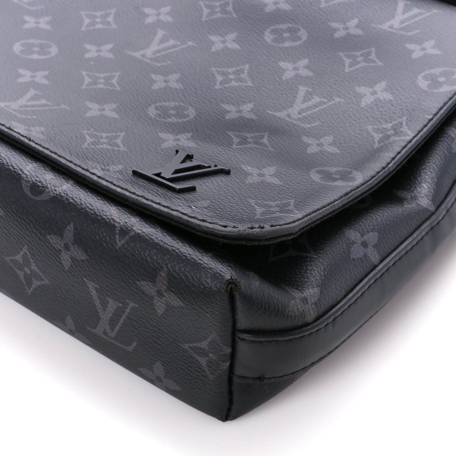 Louis Vuitton Monogram Eclipse District PM Black 11 of 15