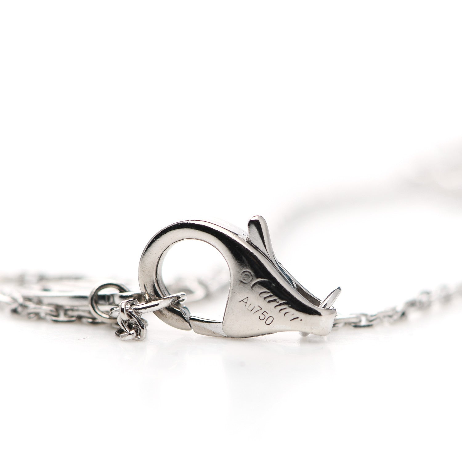 Cartier 18K White Gold Diamond XS D'Amour Bracelet 4 of 6