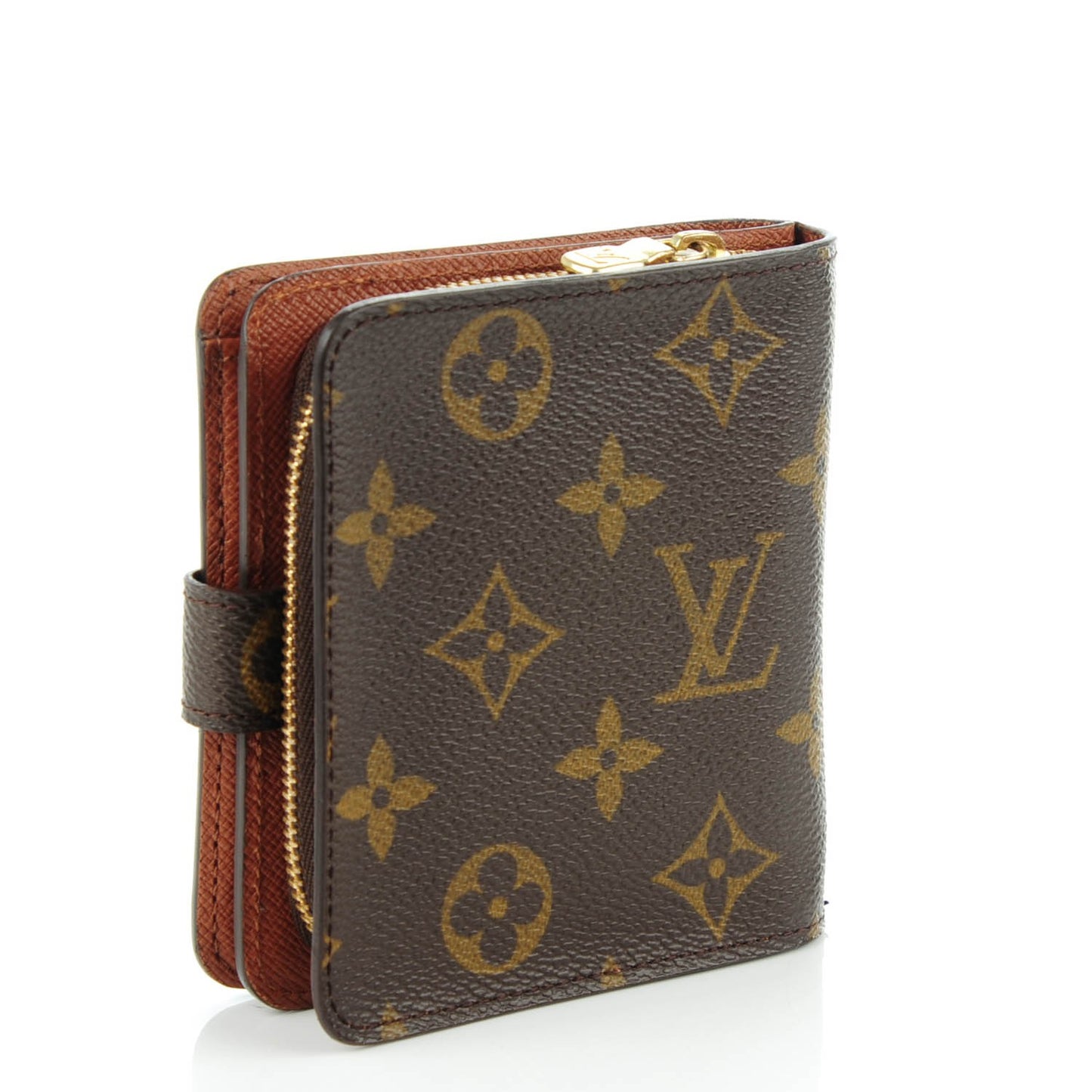 Monogram Compact Zippe Zipped Wallet