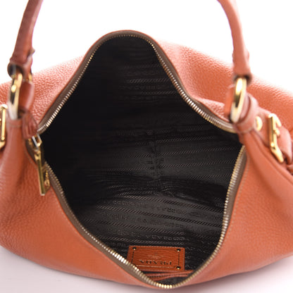 Prada Vitello Daino Hobo Papaya 5 of 13