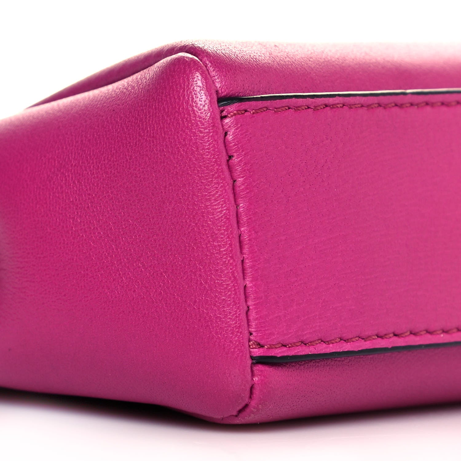 Fendi Nappa Micro Peekaboo Iconic Satchel Magenta 7 of 11