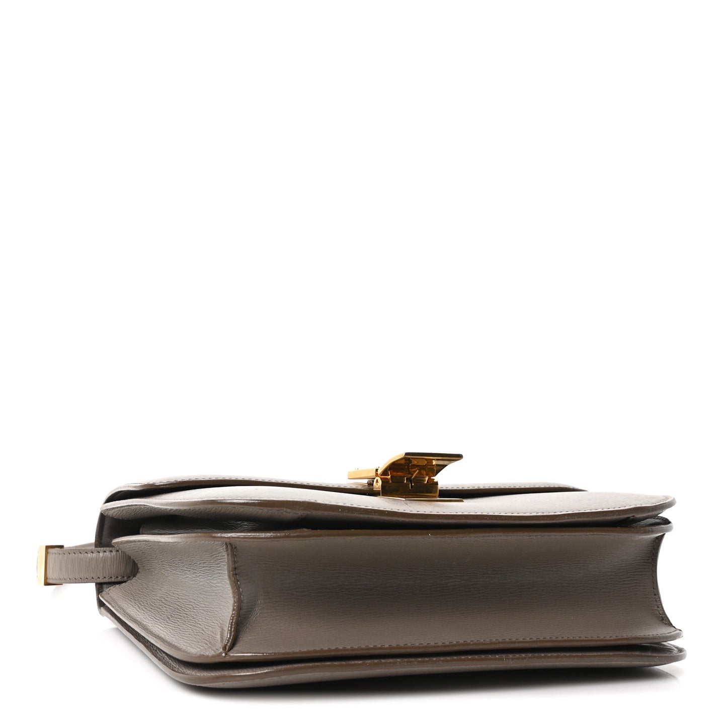 Liege Calfskin Medium Classic Box Flap Bag Souris