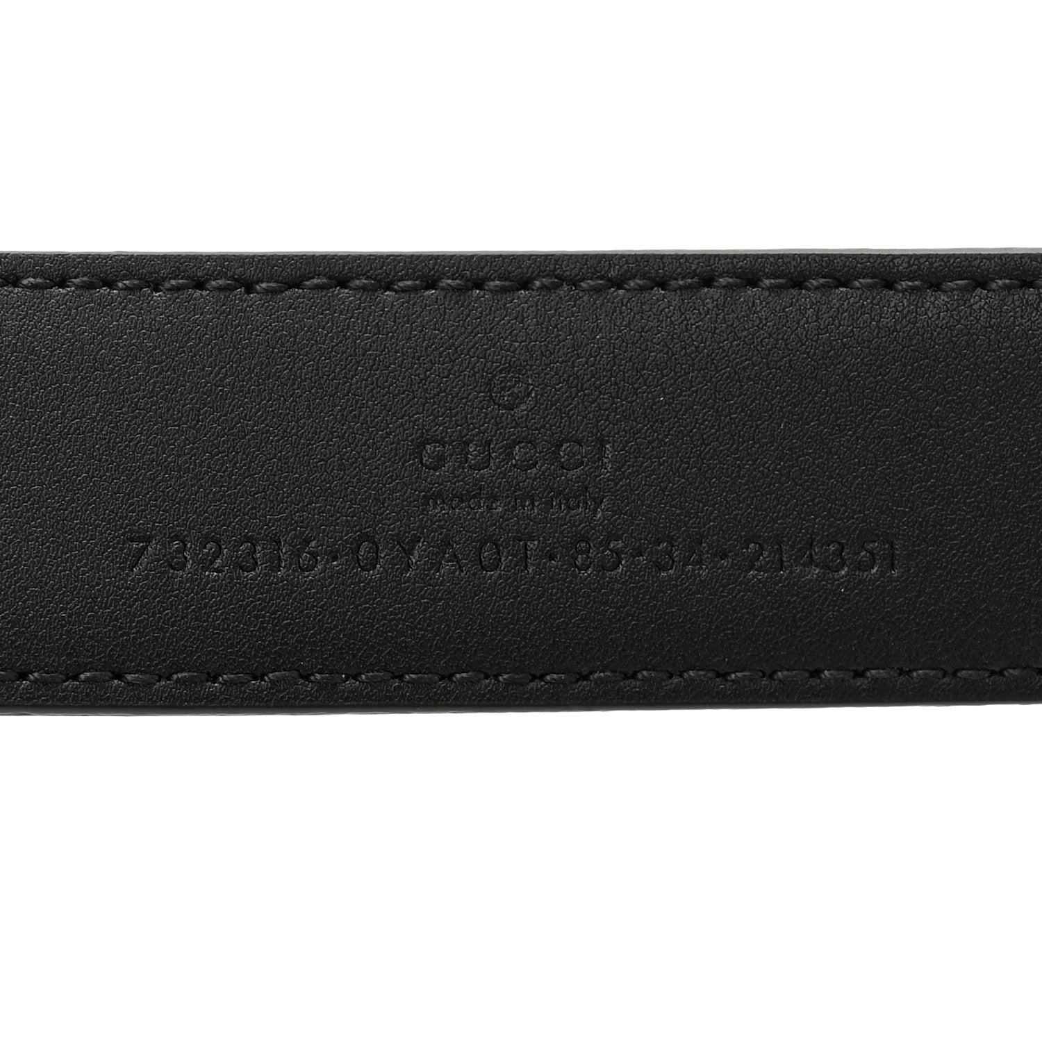 Gucci Calfskin Belt 85 34 Black 5 of 5