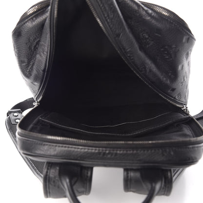MCM Calfskin Ottomar Monogram Duke Backpack Black 5 of 9