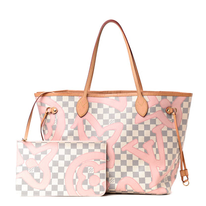 Louis Vuitton Damier Azur Tahitienne Neverfull MM 1 of 5