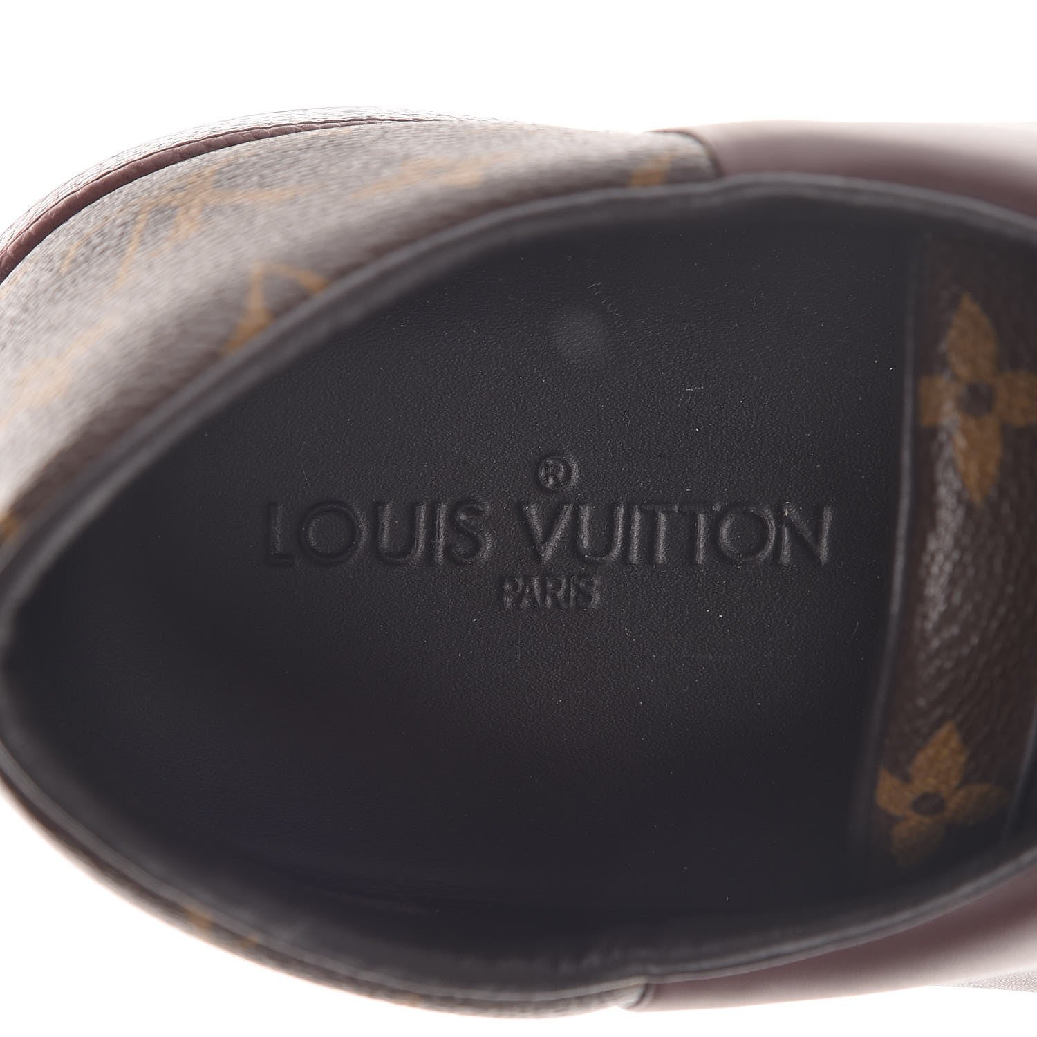 Louis Vuitton Calfskin Monogram Line Up Sneaker 13 Acajou 11 of 12