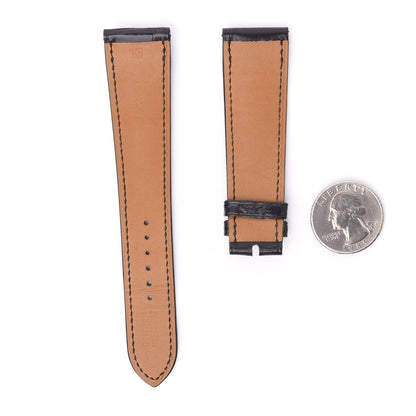 Hermes Shiny Alligator 33mm Cape Cod Watch Strap Black 2 of 5