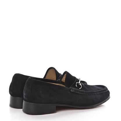 Gucci Suede Horsebit Womens Loafers 39.5 Black 4 of 19