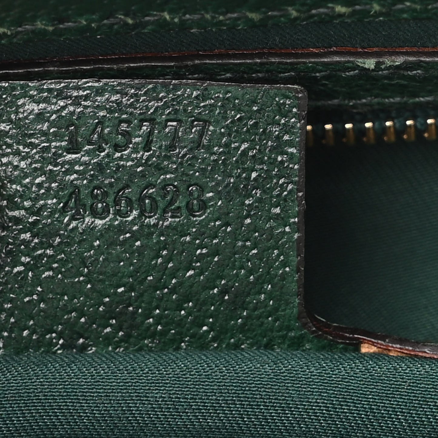 Velvet Horsebit Embossed Large Punch Top Handle Tote Green