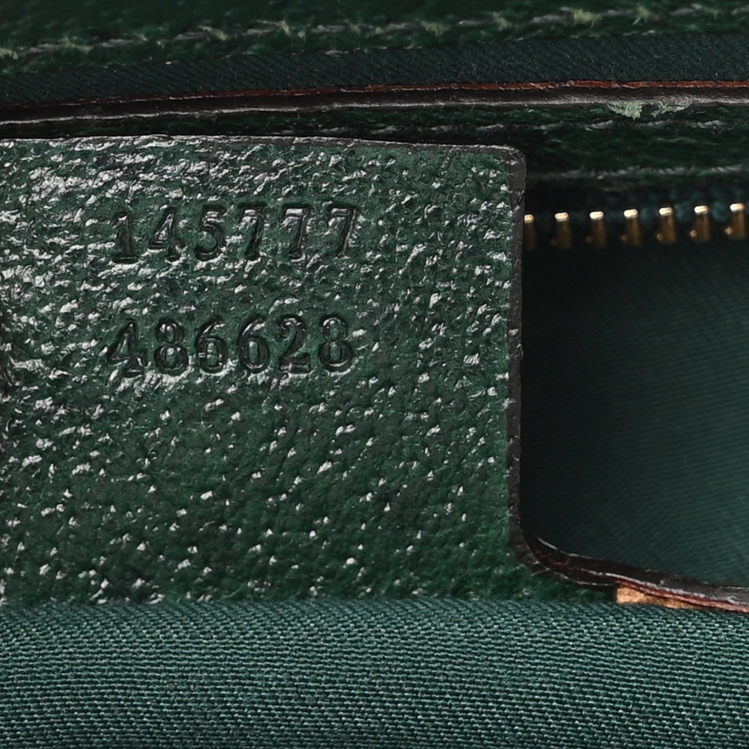 Gucci Velvet Horsebit Embossed Large Punch Top Handle Tote Green 7 of 9
