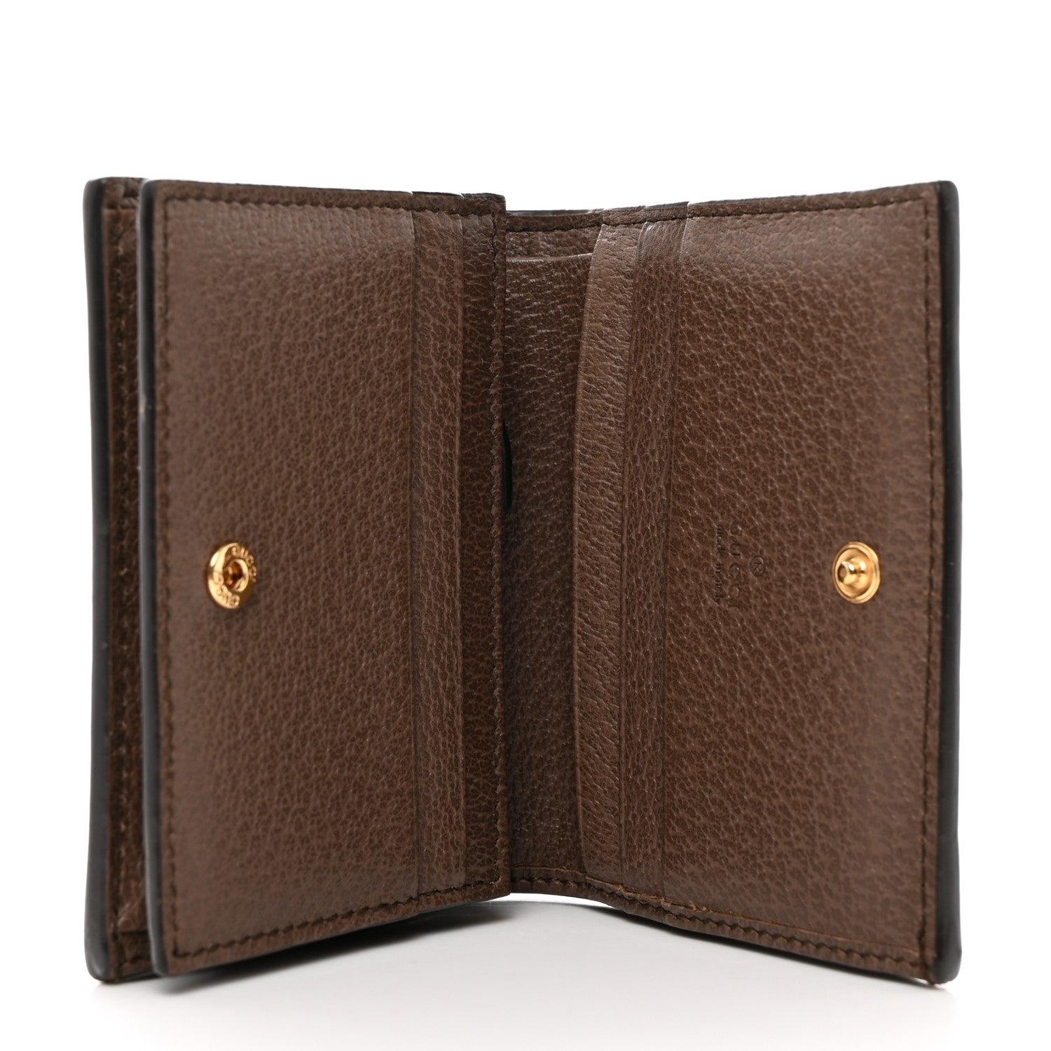 Gucci GG Supreme Monogram Web Ophidia Card Case Beige New Acero 5 of 8