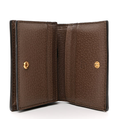 Gucci GG Supreme Monogram Web Ophidia Card Case Beige New Acero 5 of 8