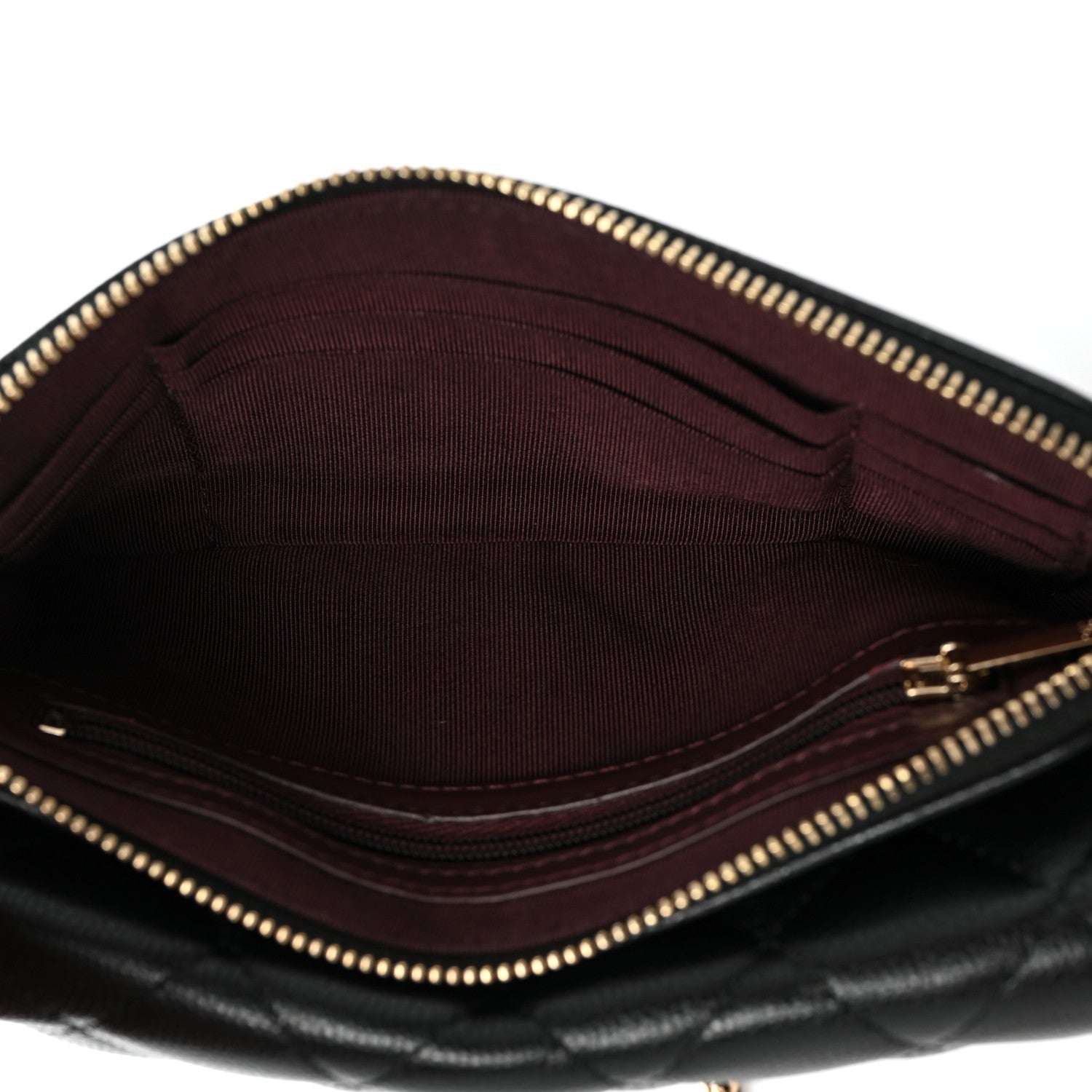 Chanel Caviar Quilted Flap Phone Holder With Chain Black 6 of 10