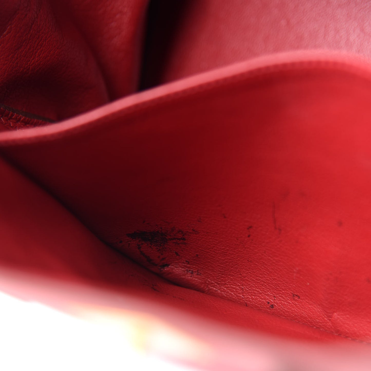 Taurillon Clemence Birkin 40 Rouge Casaque
