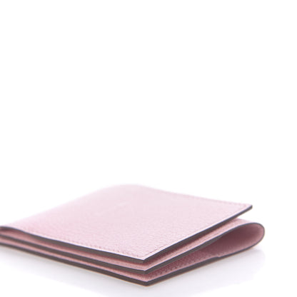 Hermes Chevre Mysore Guernesey Card Case Rose Sakura 6 of 8