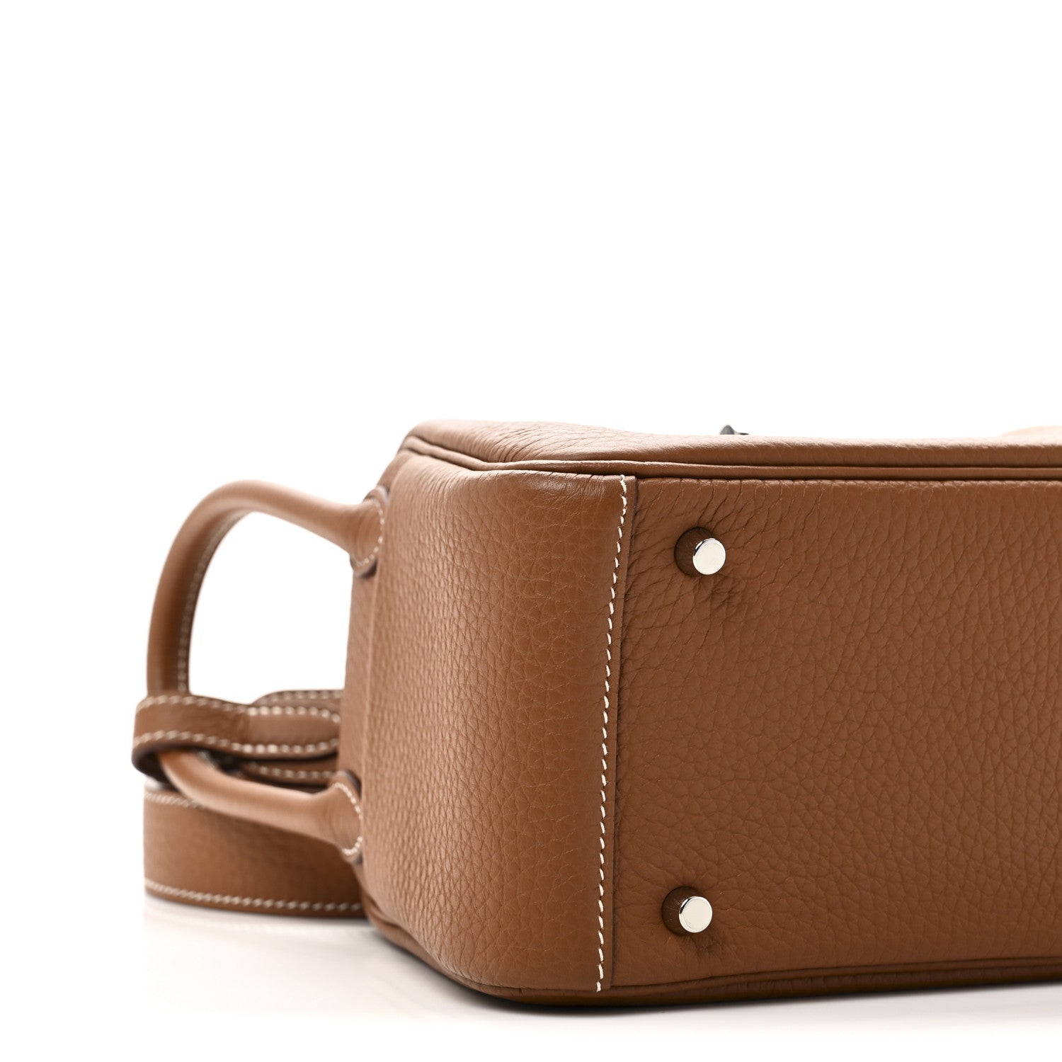 Hermes Taurillon Clemence Mini Lindy 20 Gold 9 of 11