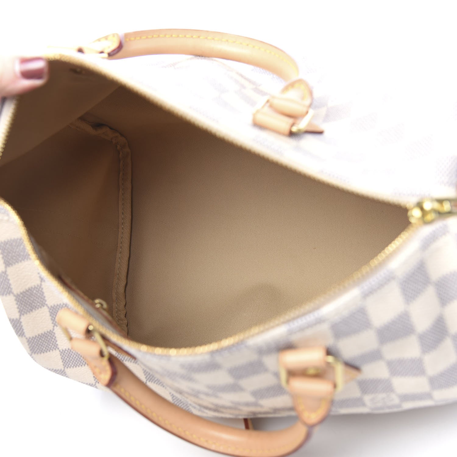 Louis Vuitton Damier Azur Speedy Bandouliere 30 5 of 11