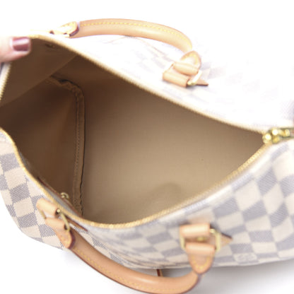Louis Vuitton Damier Azur Speedy Bandouliere 30 5 of 11