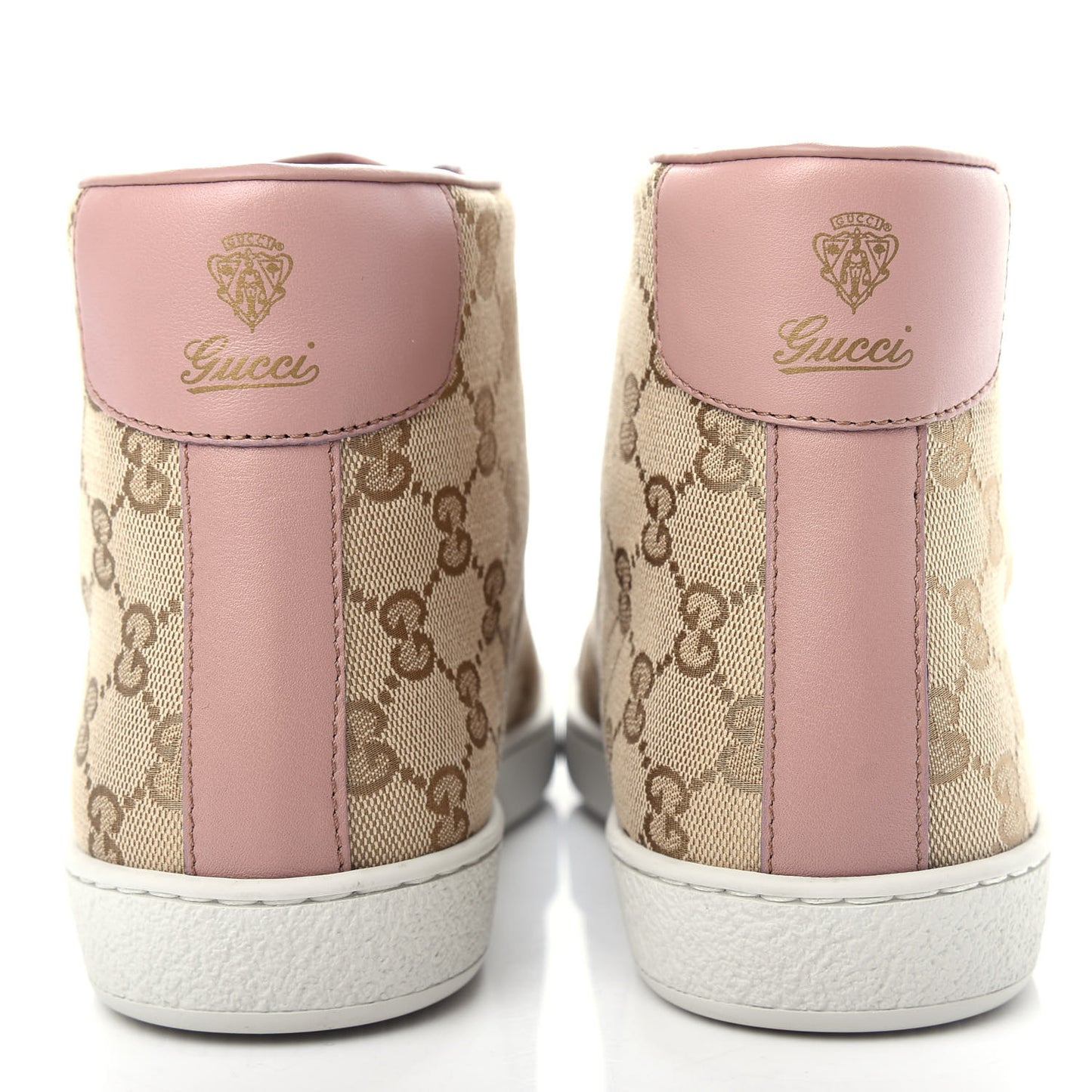 Monogram Calfskin Miro Soft Brooklyn High Top Sneakers 39.5 New Sand Dark Cipria