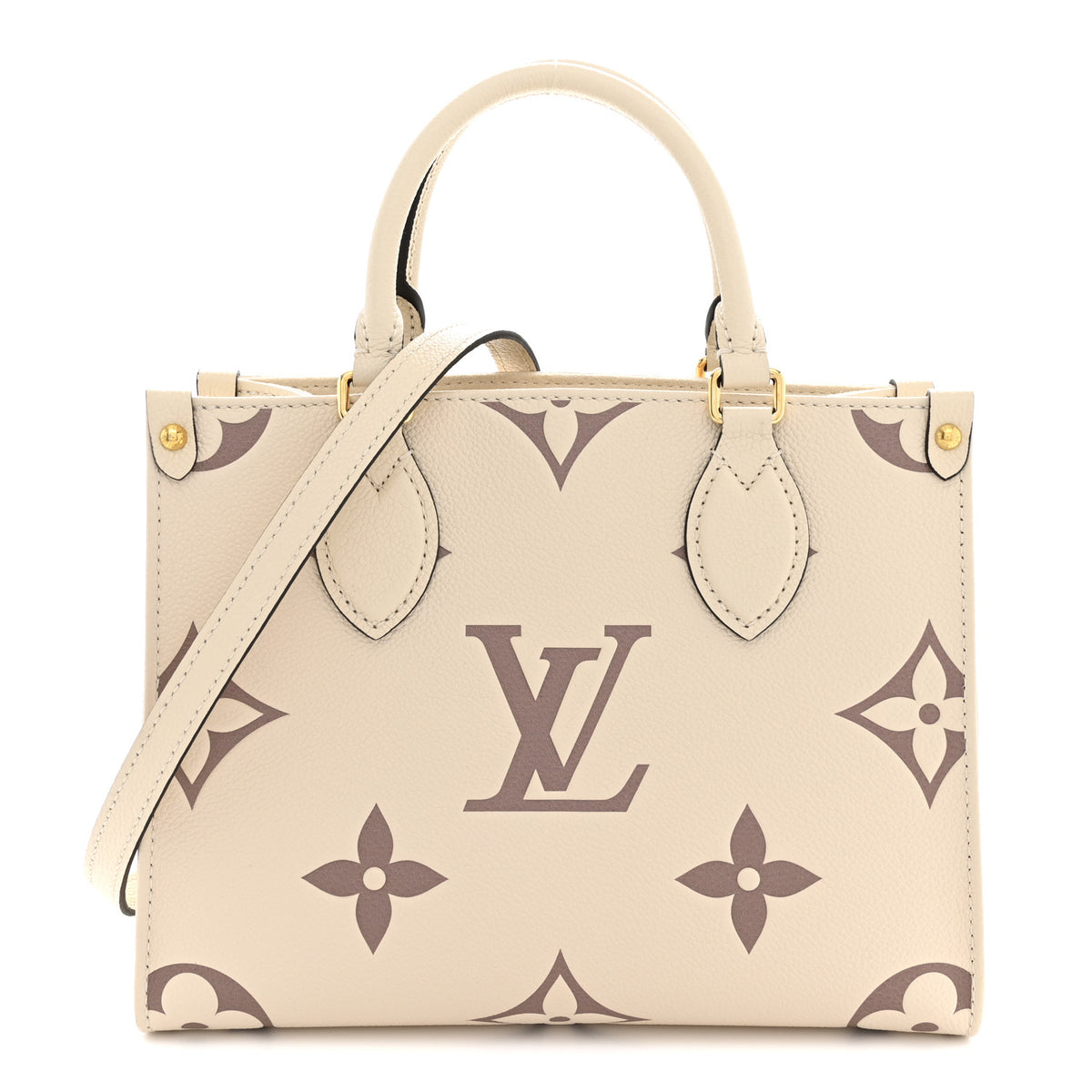 Louis Vuitton Empreinte Monogram Giant Onthego PM Creme Bois De Rose 1 of 10