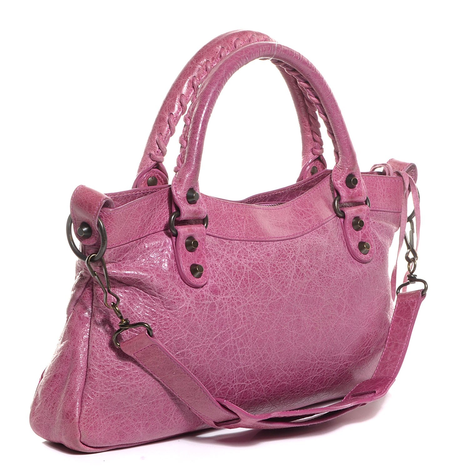 Balenciaga Agneau Classic Hardware First Magenta 3 of 12
