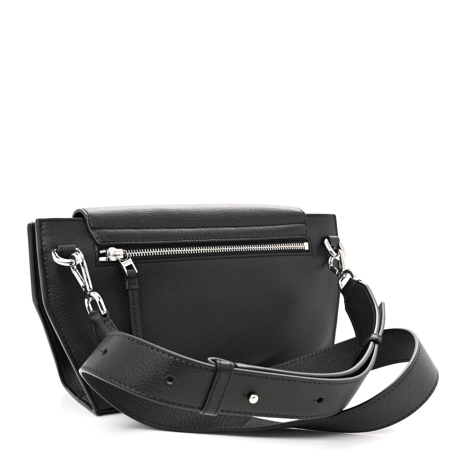 Jacquemus Grained Calfskin Le Capri Messenger Bag Black 3 of 9