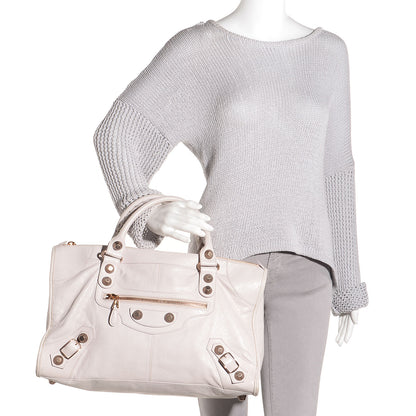 Balenciaga Agneau Giant 21 Rose Gold Hardware Work Nacre 2 of 11