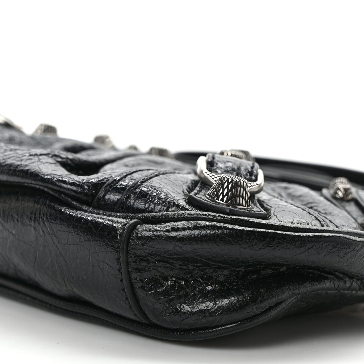 Agneau Arena Le Cagole Mini Purse With Chain Black