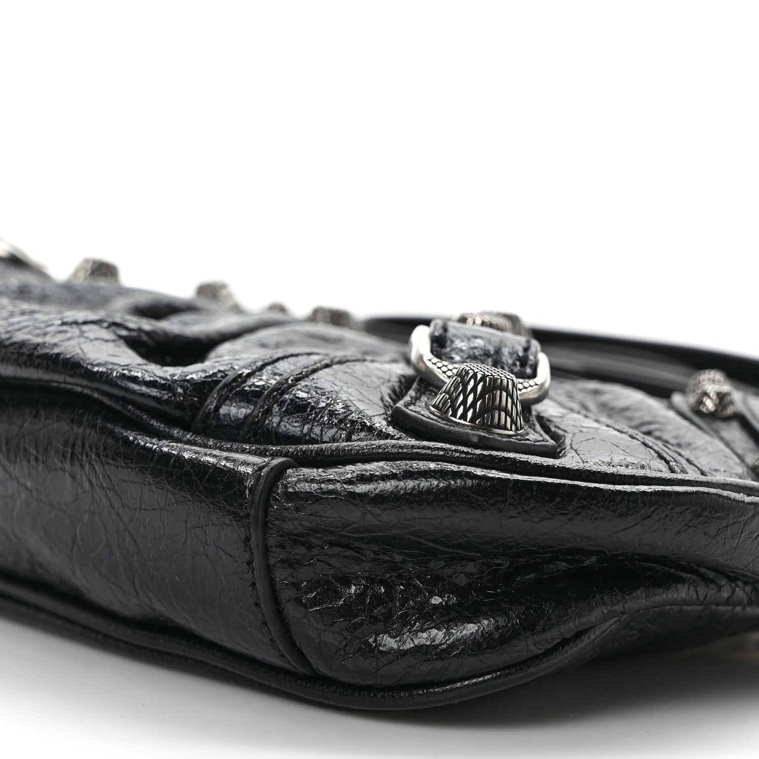 Balenciaga Agneau Arena Le Cagole Mini Purse With Chain Black 8 of 8