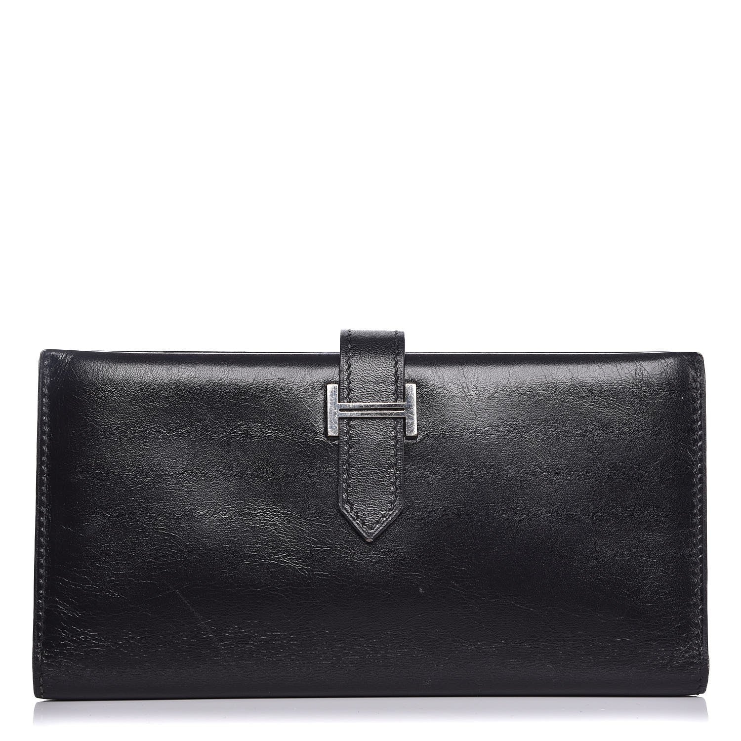 Hermes Box Bearn Wallet Black 1 of 7