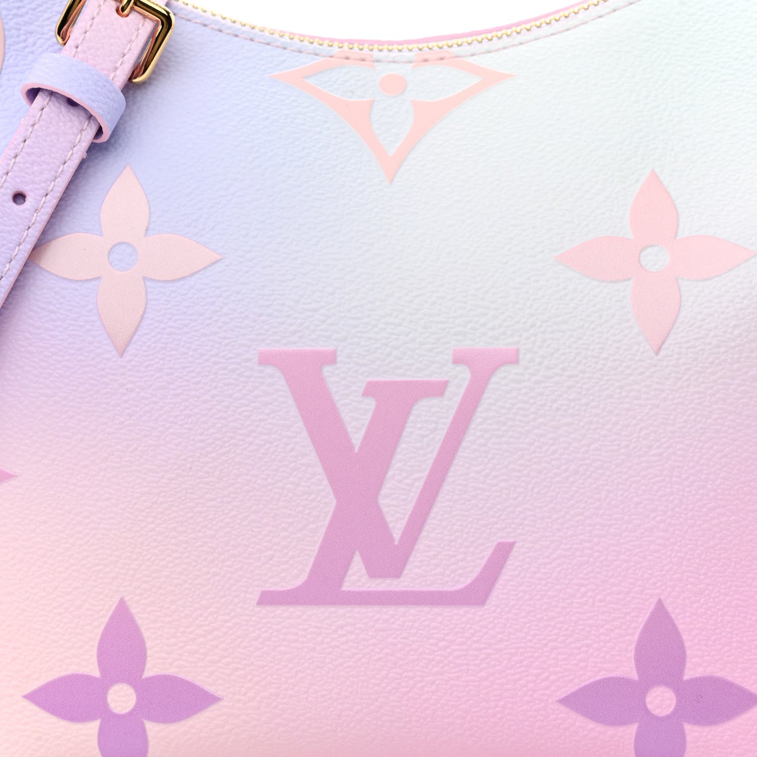 Louis Vuitton Monogram Giant Spring In The City Marshmallow Hobo PM Sunrise Pastel 7 of 9