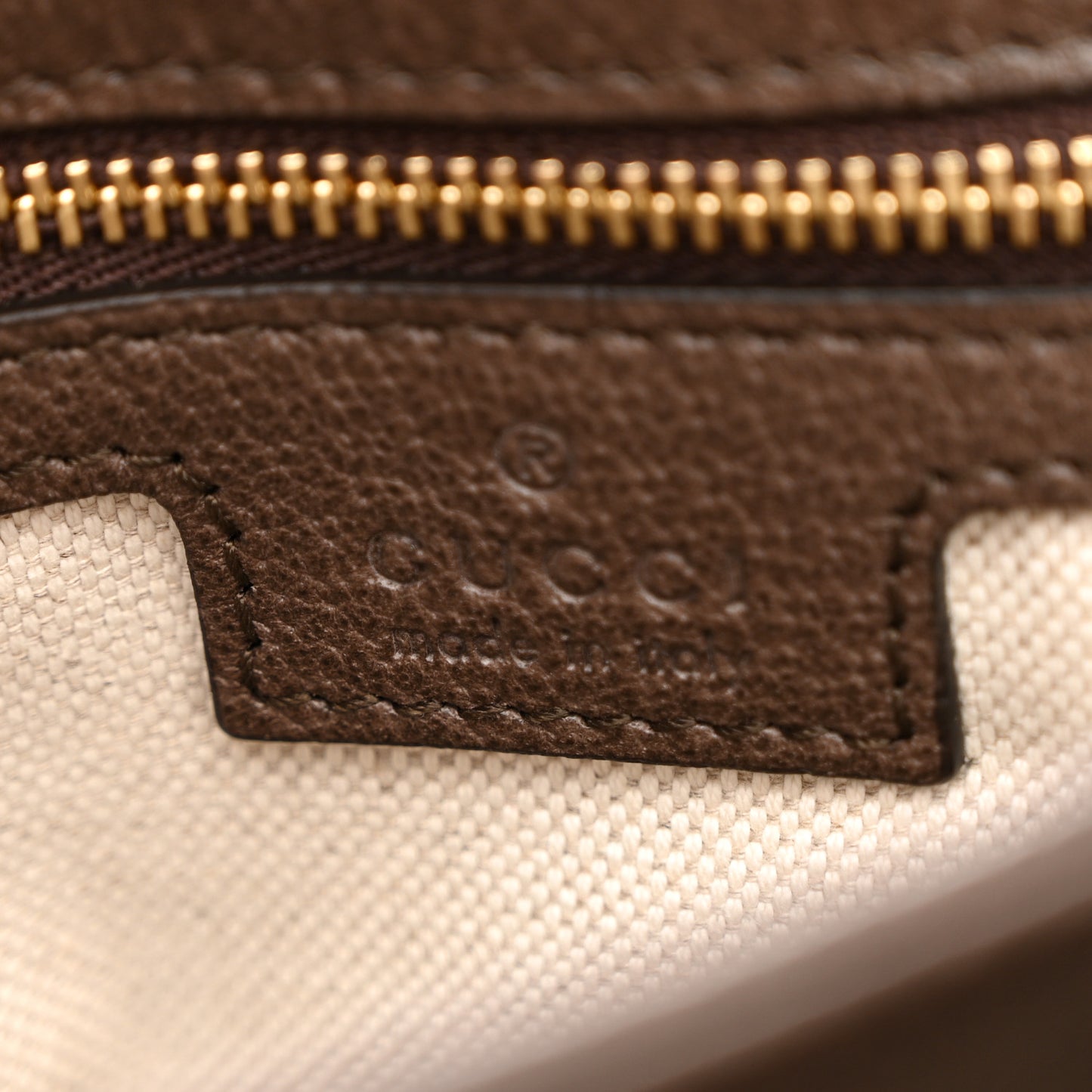 GG Supreme Monogram Textured Dollar Calfskin Web Medium Blondie Top Handle Shoulder Flap Bag Beige Ebony New Acero