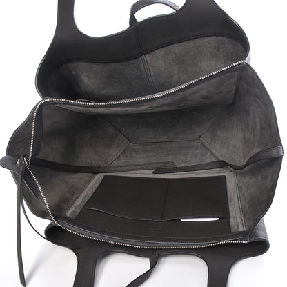 Celine Grained Calfskin Small Tri-Fold Shoulder Bag Anthracite 5 of 6