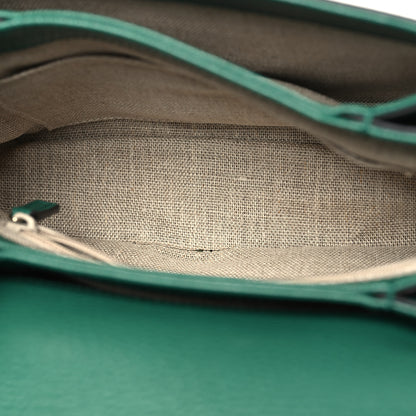 Gucci Dollar Calfskin Interlocking G Crossbody Bag Emerald 5 of 11