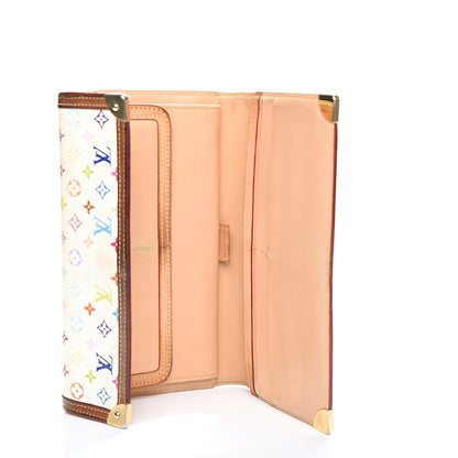 Louis Vuitton Monogram Multicolor Porte Tresor International Wallet White 4 of 6
