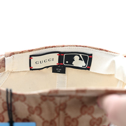 Gucci X MLB Monogram LA Dodgers Baseball Hat 57-61 Beige Ruggine 10 of 11