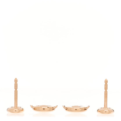 Hermes 18K Rose Gold TPM Farandole Stud Earrings 3 of 5