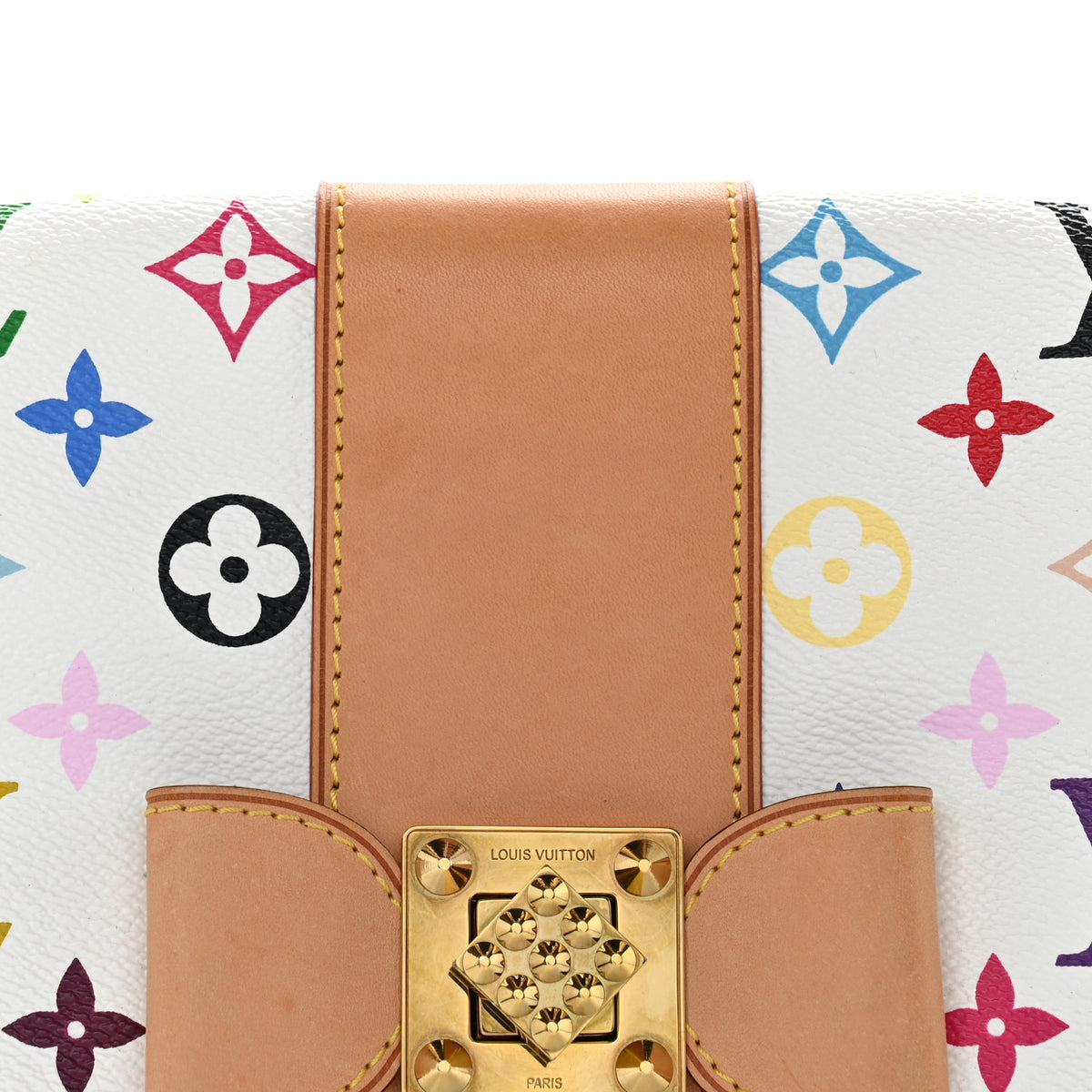 Louis Vuitton Monogram Multicolor Patti White 8 of 10