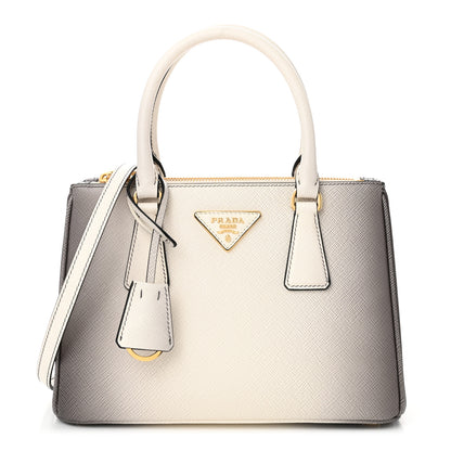 Prada Saffiano Lux Ombre Small Galleria Double Zip Tote Gradient White 1 of 11
