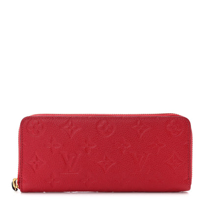 Louis Vuitton Empreinte Clemence Wallet Cherry 1 of 7