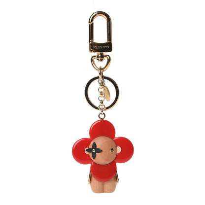 Louis Vuitton Resin Wood Vivienne Bag Charm Red 1 of 4